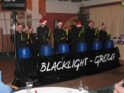 Die Blacklight-Group aus Hannover sorgte bei der Jahresabschlussfeier fr Stimmung.